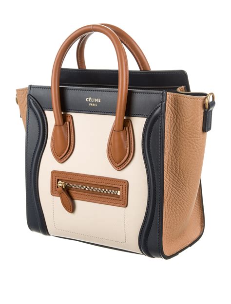 celine luggage nano used|celine shoulder luggage tote price.